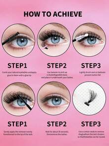 384/300 cặp mi giả D-Curl thân rộng 9-16mm, tự nhiên và dày, có thể tái sử dụng, phù hợp cho sinh hoạt hàng ngày, đám cưới, hẹn hò, tiệc tùng, lễ hội âm nhạc, mùa xuân, du lịch. - Nhiều màu - Xem 7