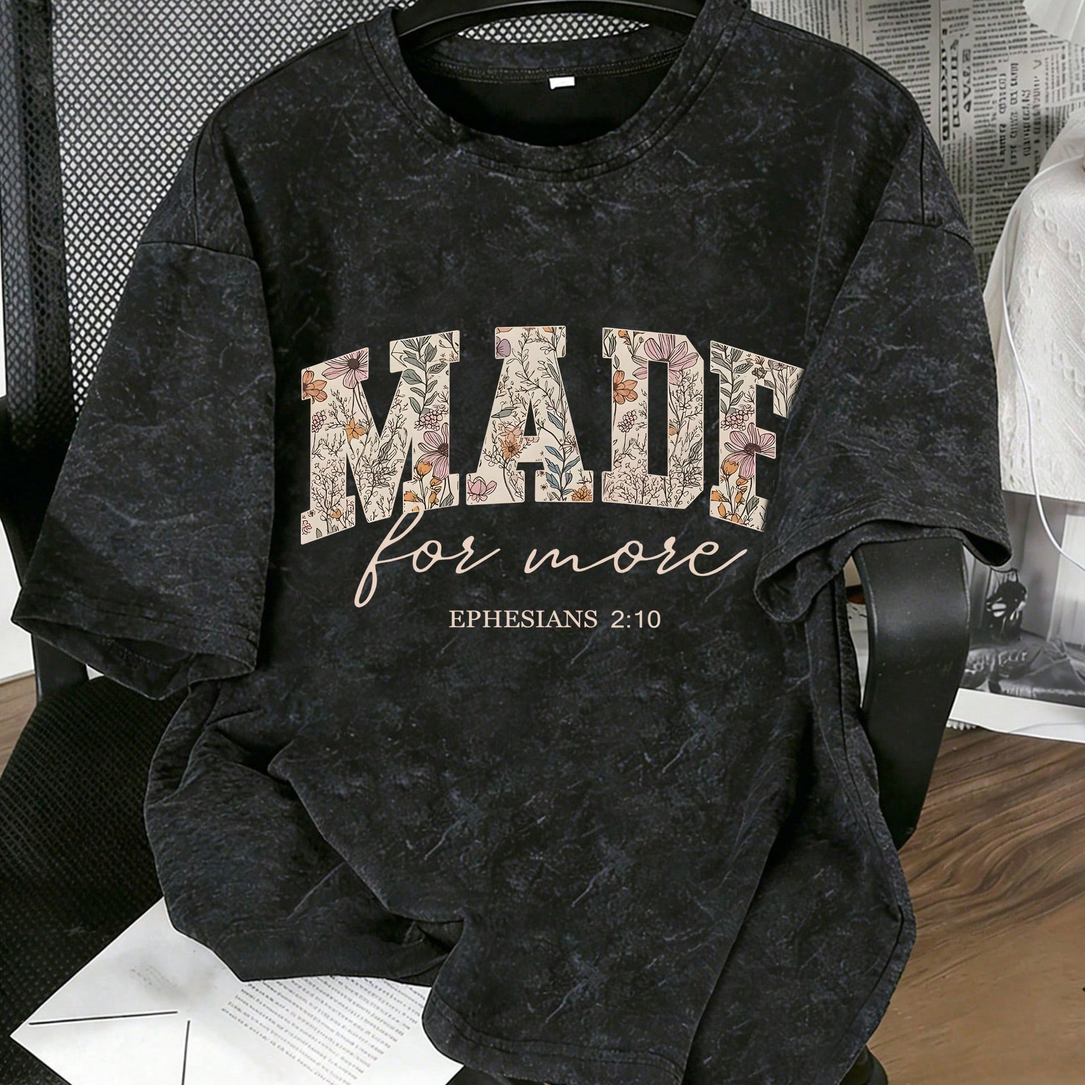 Camiseta de manga corta y cuello redondo para niñas, top cómodo adecuado para el verano, la escuela, deportes y actividades al aire libre, versátil