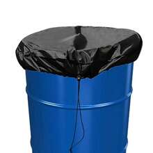 55 Gallon Drum Cover With Stretchable Adjustable Drawstring Fit Most Water Barrel And Trash Can Waterproof Rain Barrel Cover - Multicolor - View 2