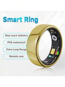 2026 Upgraded Waterproof Smart Ring, Wireless Connection, Multiple Sports Modes, Lightweight As A Feather, Sleep Mode, Pedometer, Comfortable Design, Ideal Gift For Friends - View 3