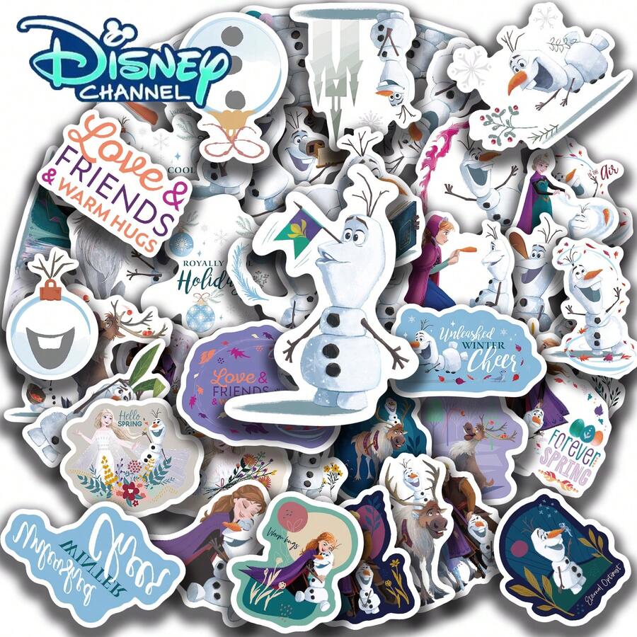Bộ 50 miếng dán Olaf trong phim Frozen của Disney, miếng dán vẽ nguệch ngoạc sáng tạo, đồ dùng văn phòng, miếng dán điện thoại & máy tính, chất lượng cao, tinh tế, độc đáo, vui nhộn, cổ điển, thiết kế hoạt hình đầy màu sắc, đồ trang trí quà tặng, miếng dán trang trí ốp điện thoại, có thể tái sử dụng, thiết kế hoạt hình đầy màu sắc, thích hợp cho bình nước, ván trượt, điện thoại di động, v.v., hoàn hảo cho đồ dùng học tập, món quà tuyệt vời cho các dịp lễ. - 50pcs - Xem 1