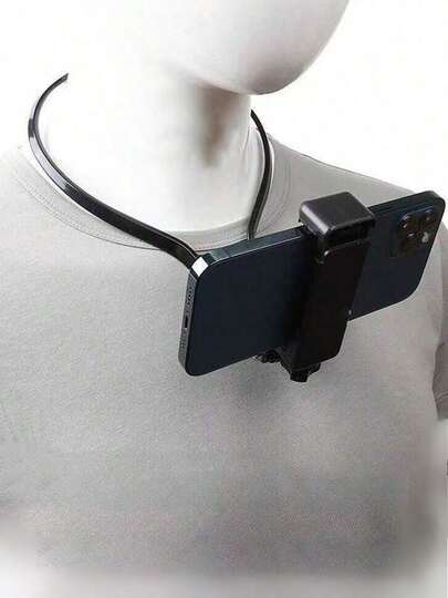 حامل هاتف قابل للدوران يعلق على الرقبة، مناسب للأشخاص المنحنين، يناسب كاميرات الحركة والهواتف الأندرويد، هدية رائعة لعيد الميلاد والعائلة والأصدقاء