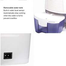 Mini deshumidificador doméstico. Secador de aire USB. Elimina la humedad del dormitorio. - Morado - Ver 4