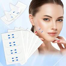 200pcs/80pcs/40pcs/4pcs Invisible Face Support Tapes, For Skin Face Tapes, Instant Face Support Tapes For Women, Support Skin & Conceal Makeup Tapes, For Chin & Neck, Face Tape - Alcohol-Free, Suitable For All Skin Types, Unisex, Jawline - Multicolor - View 3