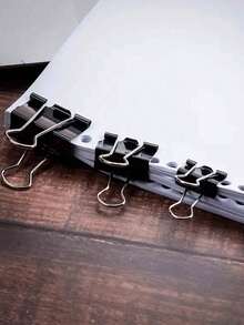 50pcs Metal Binder Clips, Suitable For Office And Home Organization - Multicolor - View 8