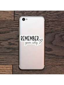 1PC Remember Your Why Motivational Sticker – Inspirational Vinyl Decal | Uplifting Positive Quote For Laptops, Water Bottles & Journals - Multicolor - View 7