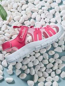 儿童休闲运动凉鞋，轻便时尚儿童户外凉鞋，男女童均适用 - 玫紅色 - 查看 5