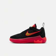Nike Zapatos de baloncesto de media caña LEBRON WITNESS IX (PS) para niños pequeños HV2271-005 - Negro - Ver 1