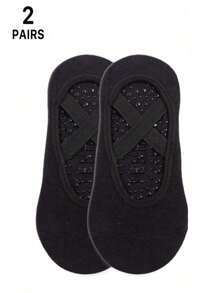 1/3/5/10双装女士瑜伽普拉提袜，硅胶防滑舞蹈运动袜，带抓地垫，适用于室内普拉提健身垫，适合瑜伽、普拉提、健身锻炼，是绝佳的圣诞礼物。 - 彩色 - 查看 19