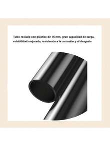 Perchero Organizador De Ropa Con Rueda Armario Closet Rack - Negro - Ver 4