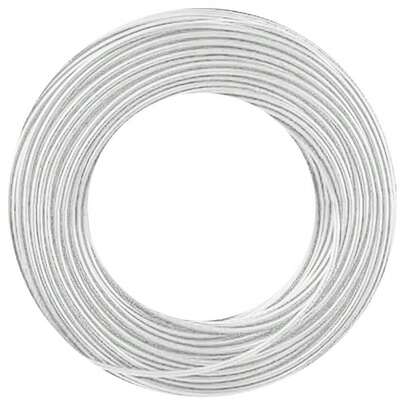 IUSA Group Cable THHW-LS ROHS Calibre 10 AWG Blanco 50 m 600V Resistente a Calor, Humedad y Flama para Instalación en Conduit y Ducto, IUSA