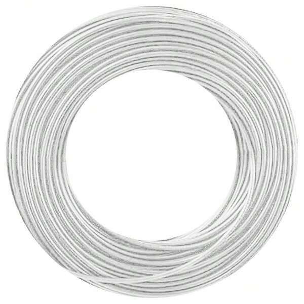 IUSA Group Cable THHW-LS ROHS Calibre 10 AWG Blanco 50 m 600V Resistente a Calor, Humedad y Flama para Instalación en Conduit y Ducto, IUSA