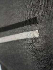 Men's Sweater Round Neck Men's Sweaters Knit Long Sleeve Old Money Men's Clothing Winter Elegant Work Out Party Casual - 石墨 - 查看 2