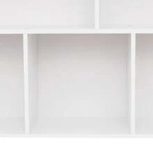 YUNRUX Bookcases - White - View 5