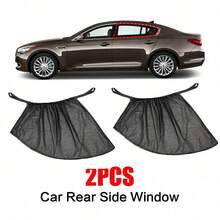 2 Piezas Parasol Y Cubierta De Mosquitero Para Ventana Delantera Y Trasera Del Automóvil, Adecuado Para Sedán - Categoría - Ver 9
