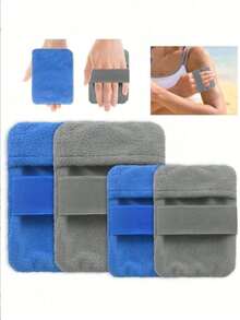 沙滩除沙器，除沙袋，粉末袋沙刷，适合沙滩度假露营必备（不含滑石粉） - 彩色 - 查看 2