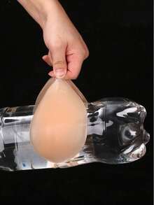 2/1pc Ladies' Waterproof Thickened Silicone Breast Petals For Small Breast Lift Up & Push In, Special For Wedding Photography - Gather - View 4