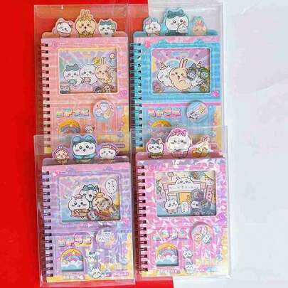 1pc 2026 New Japanese Anime And Manga Merchandise, School Supplies For The New Semester, Fun Twist Egg Laser Notebooks, Fun Stickers, High-Value Notebooks, Notebooks, Diaries, Memos, Notebooks, Etc. The Colors Of The Notebooks Are Random, So Love Fairies Should Carefully Choose And Give Them To Family And Friends,New Year's Gift, Valentine's Day Gift, Easter Gift,(Random Style)