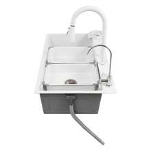 YUNRUX Kitchen Sinks - White - View 3