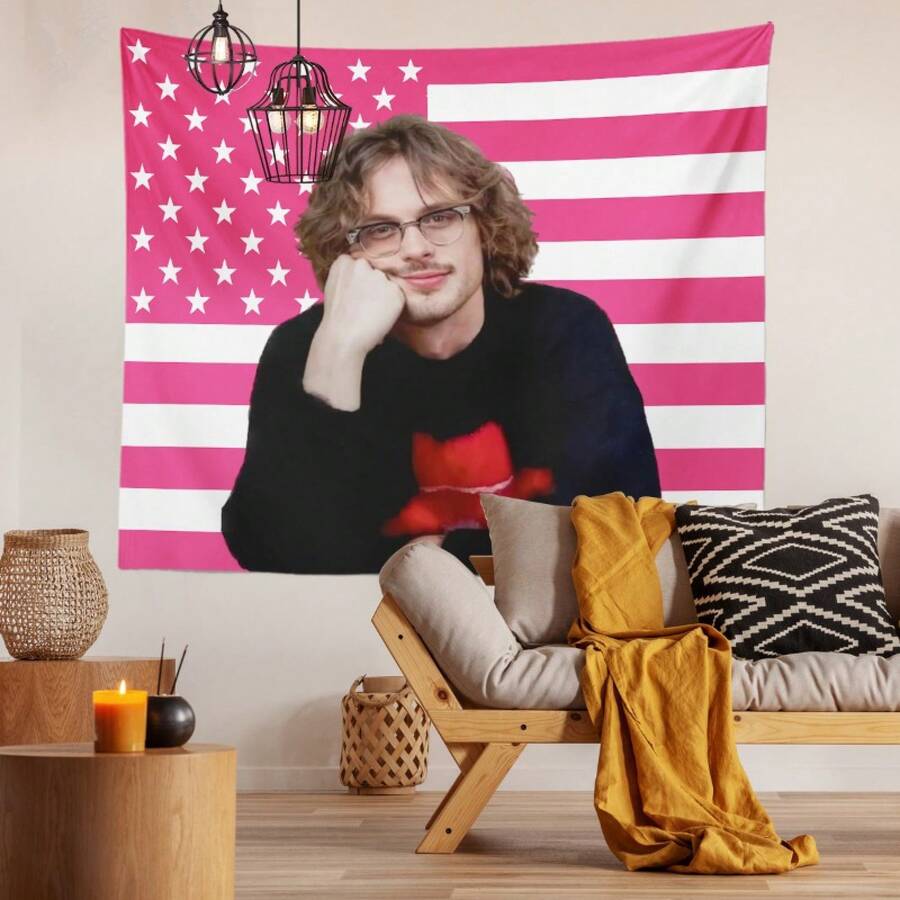 1pc Funny Dr.Spencer Tapestry Indoor Rapper Flag Gift Reid Canvas Poster Banner Bedroom Aesthetic Wall Art Home Printing Room Decoration Scene Cloth Background Tapestry With Free Installation Package - 1PC - 查看 1