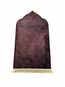 This Single Piece Ramadan-Style Thick Sponge Prayer Mat Is Unisex, Measuring 25.6 X 45.2 Inches, Suitable For Eid, Travel, Ramadan, And Prayer Occasions. - Multicolor - View 8