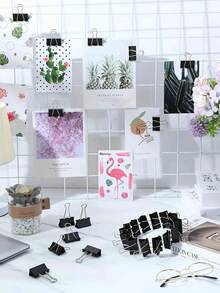 50pcs Metal Binder Clips, Suitable For Office And Home Organization - Multicolor - View 4