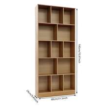 YUNRUX Bookcases - Camel - View 2