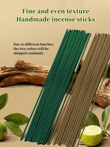 20g Varitas de incienso de hoja de pomelo, hechas con ingredientes naturales, que emiten un aroma fresco y duradero de hoja de pomelo, aportando frescura y vitalidad al aire, adecuado para recibir invitados y usar durante el Ramadán. - Incienso de hoja de pomelo - Ver 7