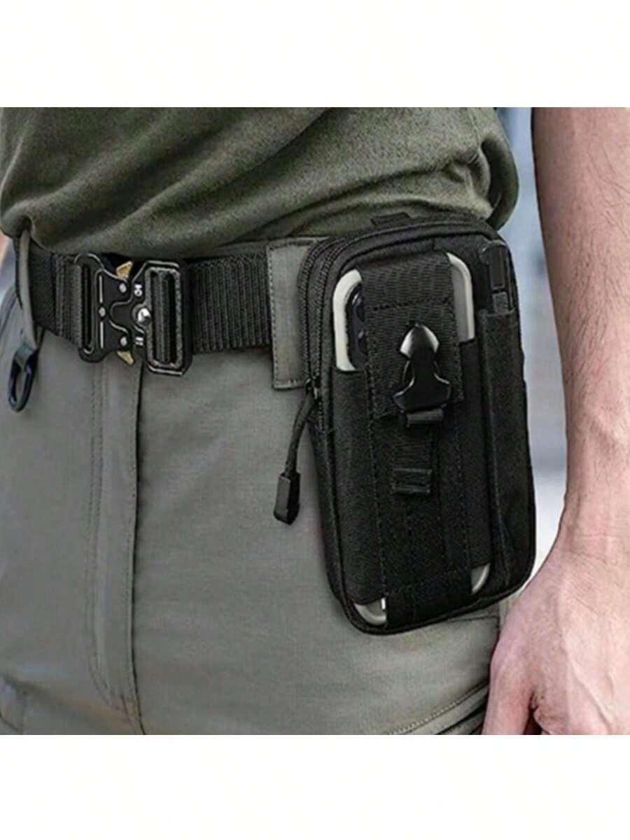 2-In-1 Tactical Waist Belt - Durable Nylon, Quick Release, Adjustable Buckle, Suitable For Survival, Hunting And Tactical Use, Tactical Gear - Multicolor - View 1