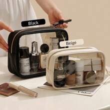 Customized Transparent Cosmetic Bag, Bride Bridesmaid Travel Toiletry Bag With Logo, Personalized Makeup Bag, Bridal Shower Gift, Birthday Gift For Women, Makeup Lover Gift, Ladies Toiletry Bag - Multicolor - View 9