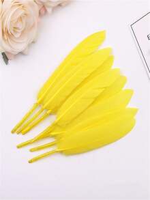 1 Pack Of 20 Pieces 10-15cm/4-6inch Colorful Duck Feathers Handicraft Accessories Small Goose Plumes Jewelry Creation DIY Gift Decorations - A - View 13