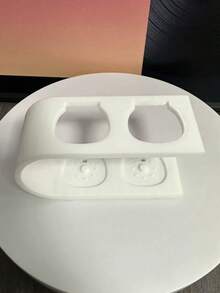 3D打印电动牙刷架 - 创意桌面浴室收纳架，多功能牙刷剃须刀收纳架，简约家居宿舍收纳 - 彩色 - 查看 5
