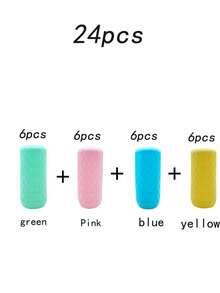16个旅行收纳盒防漏盖，12/10/8/4/1个硅胶防漏瓶套装，适用于大多数瓶子尺寸，弹性套口，男女通用，多色可选，适合旅行收纳、旅行必备、学习用品、假日露营、迷你香水（男女通用）、海滩香氛、圣诞礼物、万圣节礼物 - 彩色 - 查看 44