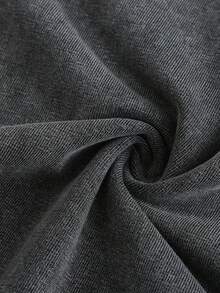 Men's "Hell Star" Washed T-Shirt - Extra Large Flame Star Pattern Street Style - Grey - View 8