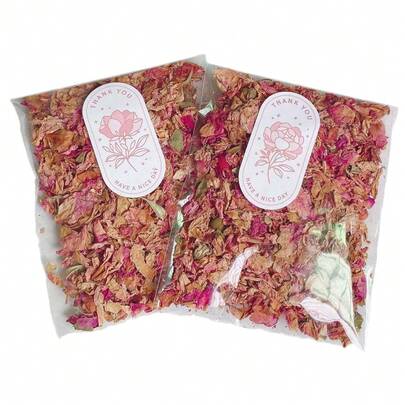 1 Pack Of 10 Dried Rose Flower Stickers, Suitable For Handmade Fragrance, Candle Decoration, Soap Decoration, Fragrance Addition, Holiday Decoration, Home Decor, And All Kinds Of Decorative Activities