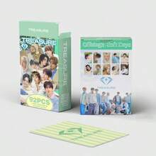 92pcs TREASURE Album "PLEASURE" Photocard, Sticker, LOMO Card Set, Includes Photocards, Stickers, LOMO Cards, Bookmarks, Ideal For Fans Collection - Multicolor - View 3