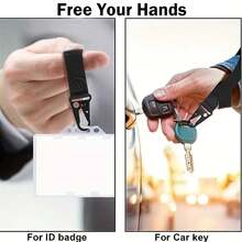 1 chiếc móc khóa đeo cổ tay màu đen bền chắc, hình mỏ chim đại bàng thời trang, thích hợp làm quà tặng cho nữ, nam, học sinh. - màu đen - Xem 6