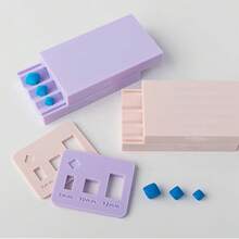 2 Pieces/Set Clay Polymer Crafting Tools, Diamond Bead Roller, Soft Pottery Bead Rolling Mold, Ear Studs, Pendant Handmade Tools - Diamond - View 7