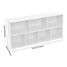 YUNRUX Bookcases - White - View 2