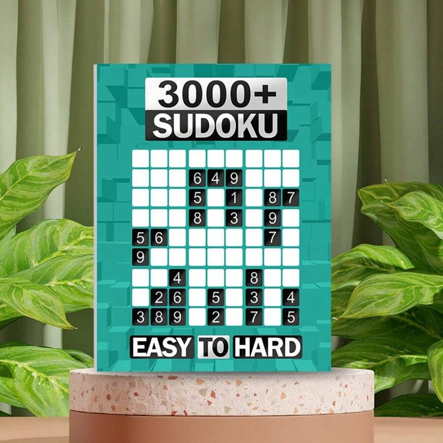 1pc, 20 Pages, New Sudoku Book, Puzzle Game, Ideal For Home Leisure, Passing Time During Travel, Great Gift Choice (Pen Not Included) - 1PC - View 1