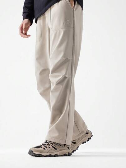 CAMEL CROWN Men's Moisture-Wicking And Quick-Drying Plain Pants, Suitable For Sports In Spring, Summer And All Seasons Sports Pants