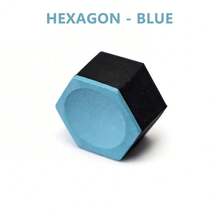 1pc Professional Hexagonal Billiard Cue Chalk, Billiard Chalk, Enhanced Grip, Long-Lasting, Anti-Slip Cue, Won't Fall Off, Integrated Front Wiper, Comes With Portable Protective Case - Multicolor - View 12