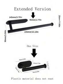 Wall-Mounted Toilet Paper Holder, No Drilling Required, Suitable For Kitchen And Bathroom - Multicolor - View 2