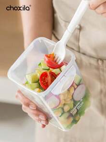 choxila 1 Bát sữa chua/Bát yến mạch ăn sáng - Bát đa năng dùng để đựng salad, tráng miệng và đồ ăn nhẹ, phù hợp cho gia đình sử dụng, kèm thìa. Đây là món quà tựu trường hoàn hảo. - cốc salad - Xem 3