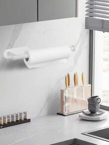 Wall-Mounted Toilet Paper Holder, No Drilling Required, Suitable For Kitchen And Bathroom - Multicolor - View 4