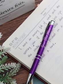 Customized Gel Pen With Name, Personalized Teacher Pen, Customized Ballpoint Pen, Customizable Christmas Gift, Birthday Gift, Teacher's Day, Anniversary, Graduation Gift, Christmas, Back To School Supplies, College Essentials, Daily Necessities, Kids, Students, School, Friends, Men, Women, Family, Office - A - View 6