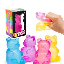 1 Peça Bola de Descompressão de Maltose para Gatos - Nee Doh, Fofo Macio de Retorno Lento Urso de Pelúcia - Bola Anti-Estresse, Brinquedo Fidget para Sala de Aula, Brinquedo Anti-Estresse, Brinquedo de Aperto, Ferramenta Anti-Estresse, Bola Anti-Estresse Criativa, Brindes para Festa, Brinquedos para Meninas, Brinquedos Fidget, Presente de Aniversário, Presente de Halloween, Presente de Natal, Presente Perfeito - Brinquedo, Brinquedos para Crianças - Multicolorido - Visão 10