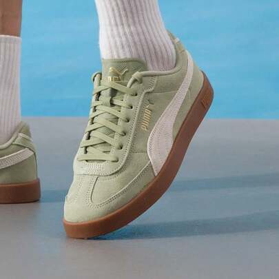 Puma Club II Era Suede Low-Top Cushioned Sneakers, Unisex Casual Shoes For Outdoor Travel & Sports