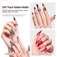 BEETLES Stiletto Long 512pcs (Tipex Nail Tips) - Stiletto Long 512pcs (Tipex Nail Tips) - View 2