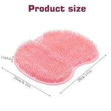 1pc Exfoliating Foot Brush And Back Scrubber Anti-Slip Suction Cup - Deep Cleansing And Exfoliating Tool For Body Dirt Removal - A - View 7